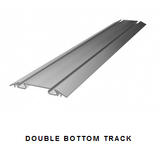 Spacepro Universal Aluminium Track set-Silver & Black - Sliding Robes ...